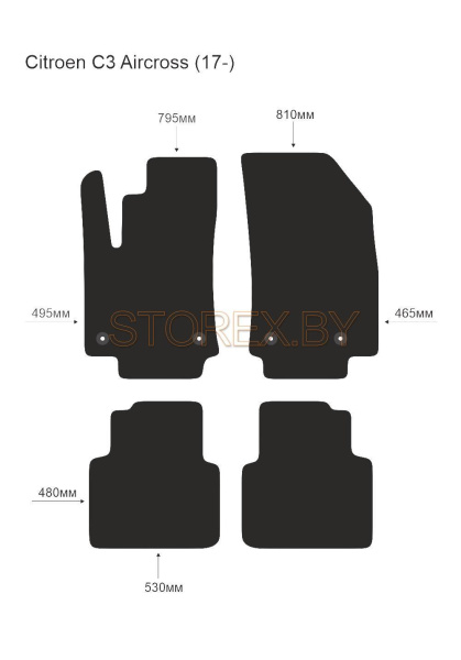 Citroen C3 Aircross (17-) copy
