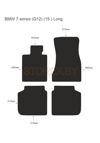 BMW 7-series (G12) (15-) Long copy
