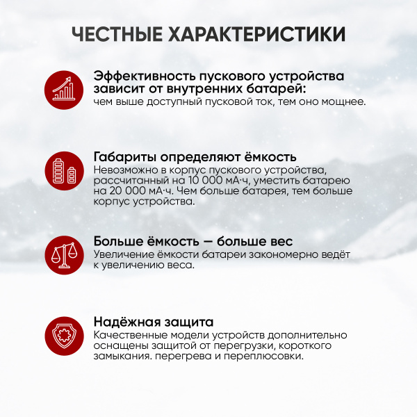 Пусковое устройство 12В, 20 000 мАч, 1000/2000А iCartool IC-JSL20