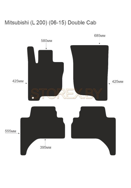Mitsubishi (L 200) (06-15) Double Cab copy
