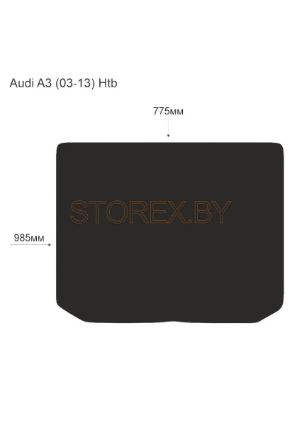 Audi A3 (03-13) (Htb) Багажник copy