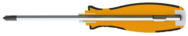 Отвертка крестовая "GRIPro" Phillips №3 150 мм силовая TOLSEN TT20127