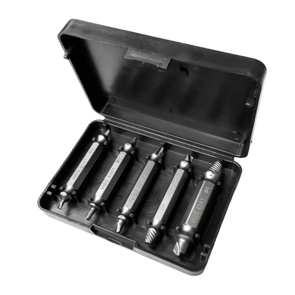 Набор экстракторов для сломанных болтов 3–19 мм 5 предметов