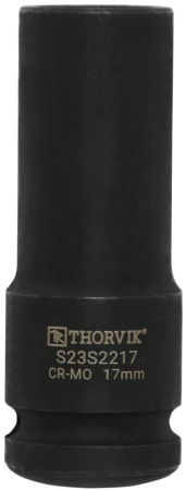 Головка торцевая ударная глубокая 12-гранная Thorvik S23S2219 (1/2"DR, 19 мм)