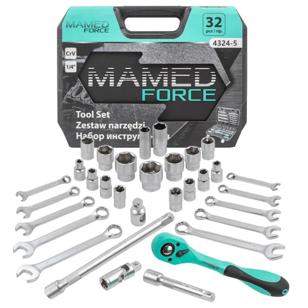 Набор инструментов PROFI 32пр. 1/2''(6гр)(4-32мм)