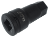 Головка торцевая ударная JTC-641132 (3/4", HEX, H32, L=100 мм)
