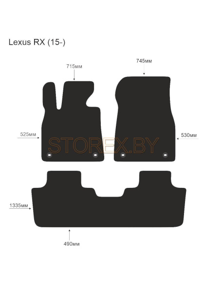Lexus RX (15-) copy