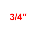 3/4 3/4