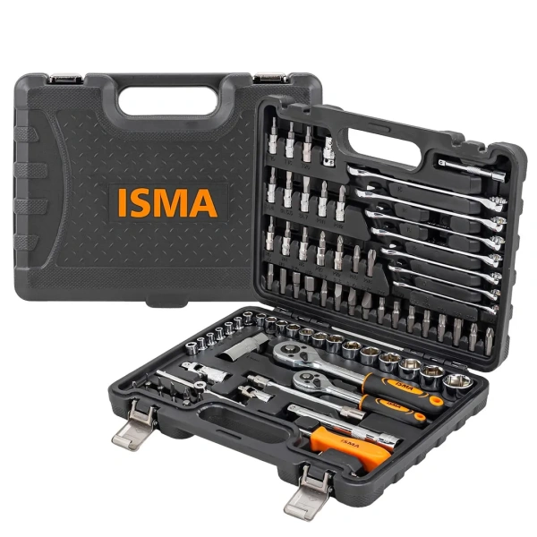 Набор инструментов 82 пр. 1/4''3/8''(6гр.)(4-22мм)