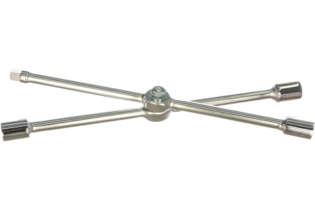 Ключ баллонный крестообразный JONNESWAY AG010099, 16, 17, 19, 21 мм, 1/2"DR