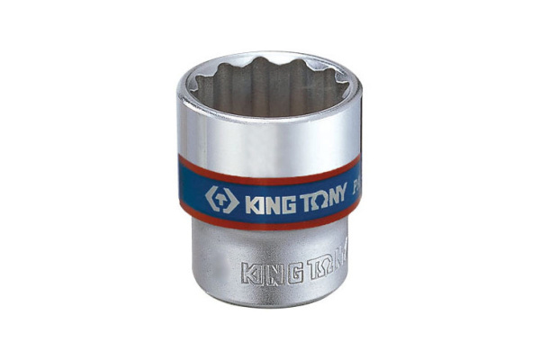 Головка торцевая стандартная двенадцатигранная KING TONY 333018M,  3/8", 18 мм