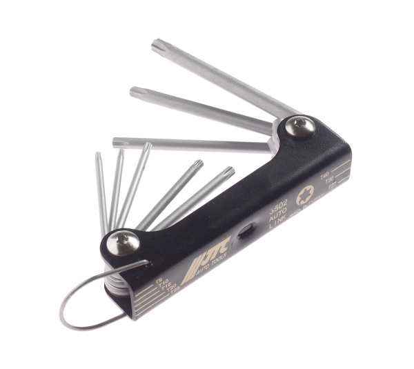 Набор ключей TORX T9-T40 складных JTC-3502 (8 предметов)
