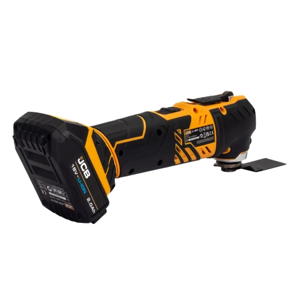 Инструмент многофункциональный (JCB-18MT-B-E)18V,5000-15000 об/мин в в к-те с зарядным устройством(JCB-18VFC-E)2.4A и батареей аккум(JCB-20LI-E) 2.0AH