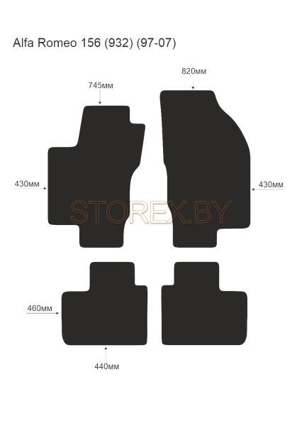 Alfa Romeo 156 (932) (97-07) copy