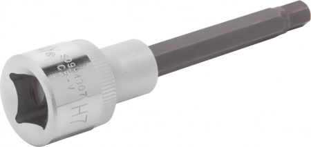 S09H4307 Насадка торцевая 1/2"DR с вставкой-битой шестигранной, H7, 100 мм