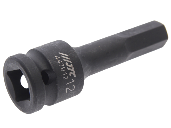 Бита-головка ударная JTC-447912 (1/2", HEX, H12х78 мм)