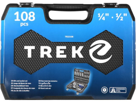 Набор головок и бит 108пр. TREK