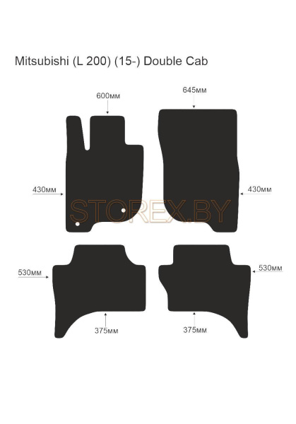 Mitsubishi (L 200) (15-) Double Cab copy