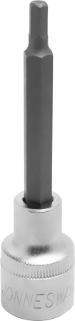 S09H4305 Насадка торцевая 1/2"DR с вставкой-битой шестигранной, H5, 100 мм