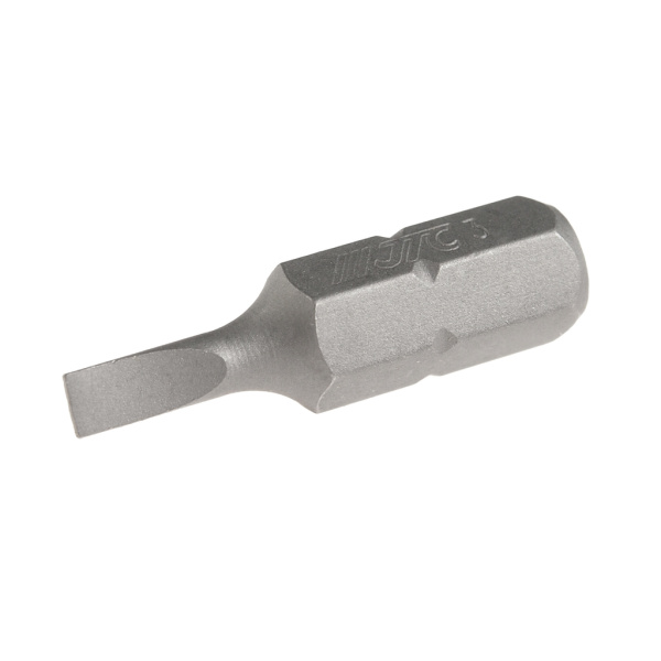 Бита шлицевая JTC-1122503 (SL, 0,5х3х25 мм, 1/4", S2)