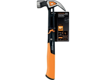 Молоток с загнутым гвоздодёром L 20/13.5 FISKARS