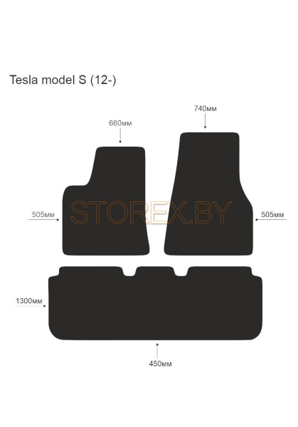 Tesla model S (12-) copy