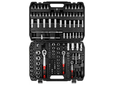 Набор головок и бит 172пр. 1/4",3/8",1/2" PRO STARTUL STUTTGART (PRO-172S)