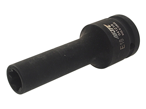 Головка торцевая ударная глубокая JTC-641218 (3/4", TORX, E18, L=110 мм)