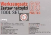 Набор инструментов 65пр. 1/4''3/8''(6гр.)(4-24мм)