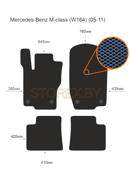 Mercedes-Benz M-class (W164) (05-11) copy
