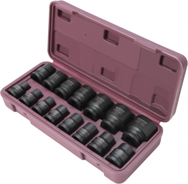 Набор головок торцевых ударных Thorvik S23S1115S (1/2"DR, 10-32 мм, 15 предметов)