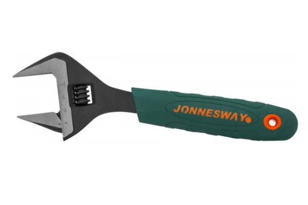 Ключ разводной с увеличенным диапазоном JONNESWAY W27AE8 (0-38 мм, L-200 мм)