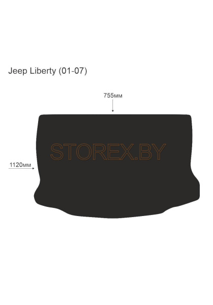 Jeep Liberty (01-07) Багажник copy