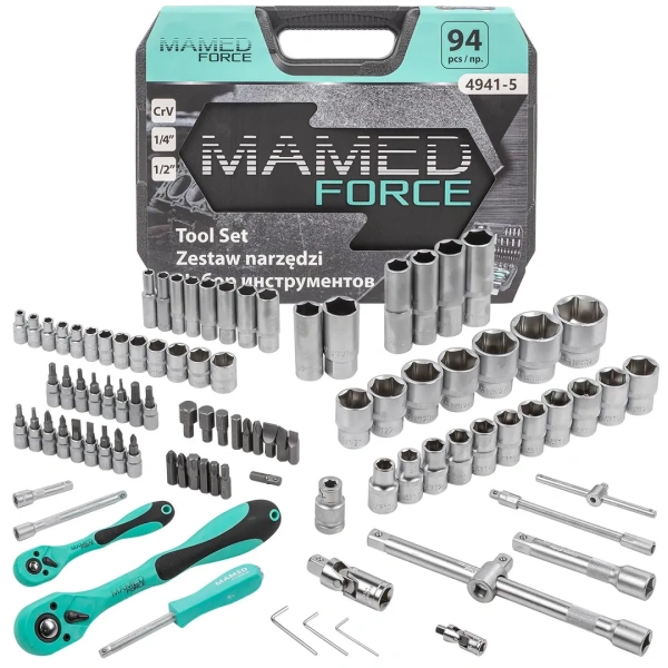 Набор инструментов PROFI 94пр. 1/4'',1/2''(6гр)(4-32мм)
