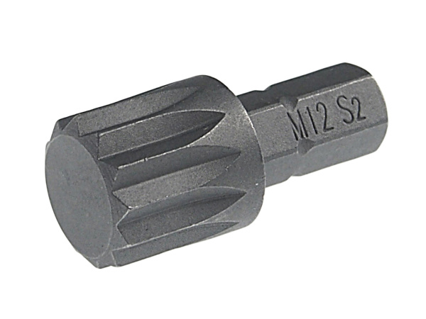 Бита SPLINE JTC-1162512 (M12х25 мм, 1/4" DR)