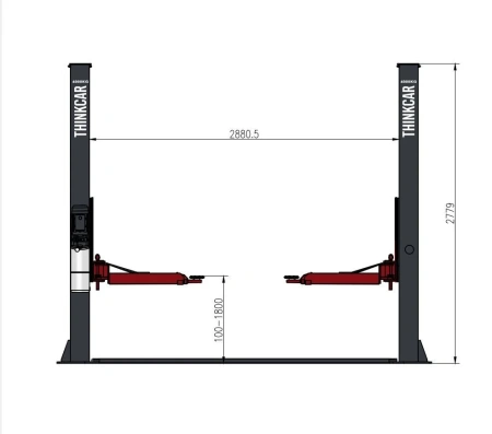 Двухстоечный подъемник THINKCAR TVL 240
