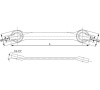 Ключ комбинированный Thorvik CW00030, 30 мм
