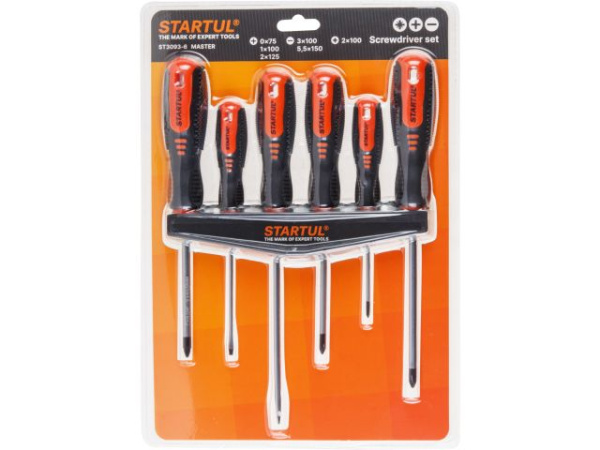 Набор отверток 6шт STARTUL MASTER (ST3093-6)