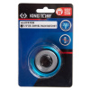 KING TONY Трещотка компактная 1/4", 72 зубца, дисковый механизм