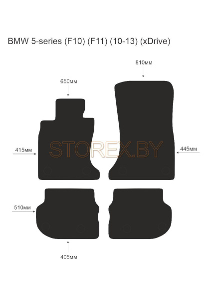 BMW 5-series (F10) (F11) (10-13) (xDrive) copy
