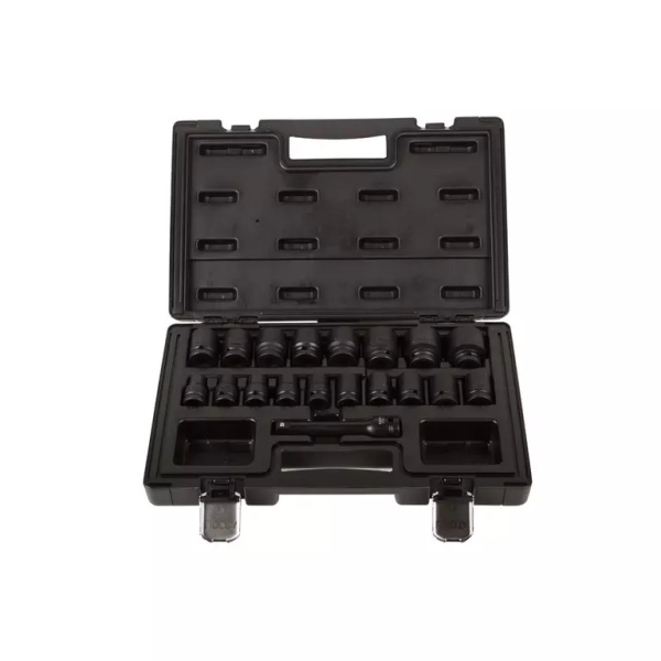Набор ударных головок Licota ASA-40018 (1/2", 19 пр., 10-32 мм, в кейсе)