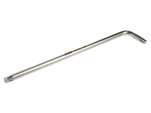 Ключ TORX Г-образный удлиненный JTC-73430 (T30H, L=160 мм)