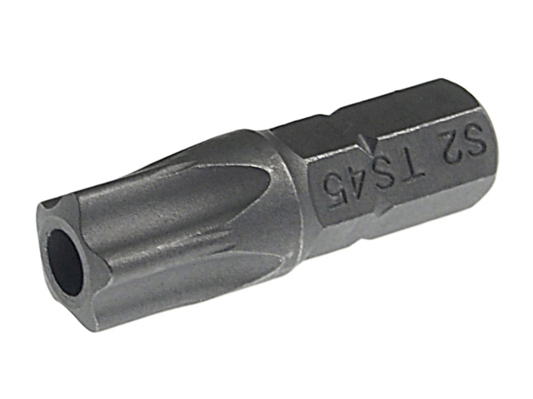 Бита TORX 5-ти гранная с отверстием JTC-1192545 (TS45Hх25 мм, 1/4")