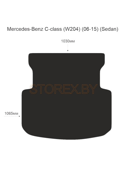 Mercedes-Benz C-class (W204) (06-15) (Sedan) Багажник copy