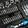 Licota ALK-8009F Набор инструментов 1/4" и 1/2" 6 гр. 143 предмета