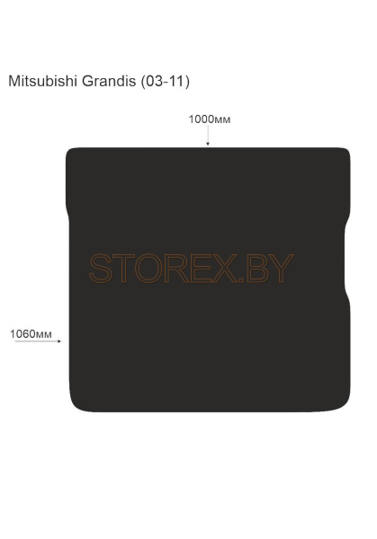 Mitsubishi Grandis (03-11) Багажник copy