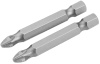Набор вставок (бит) торцевых 1/4" Phillips PH3 50 мм 2 предмета TOLSEN TT20314