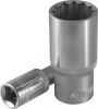 Головка торцевая глубокая S04HD4718, 12-гранная, 1/2"DR, 18 мм