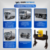 Съемник ступиц грузовых автомобилей, с ручным насосом ОДА Сервис ODA-ST5010