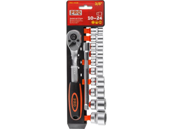 Набор головок 3/8" 10-24мм 12предм. PRO STARTUL (PRO-41438)